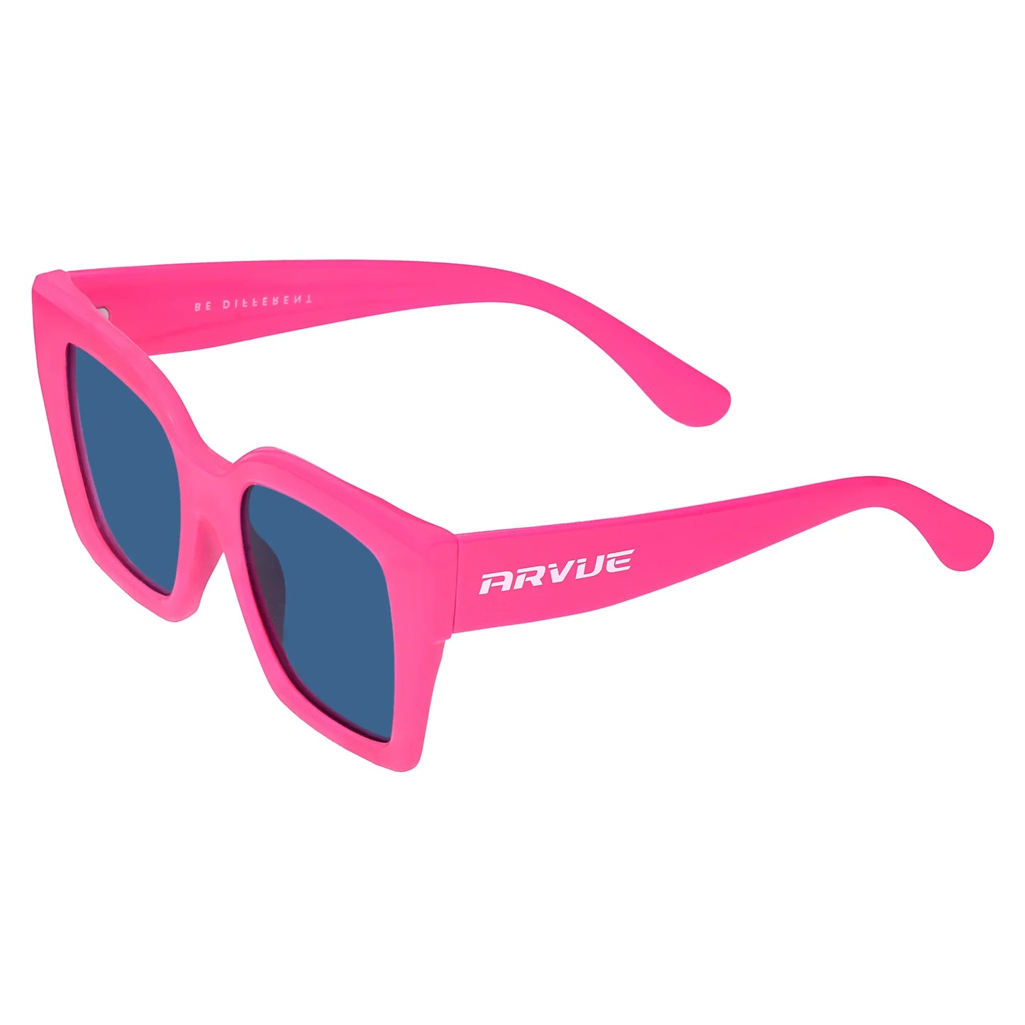ARVUE women's pink sunglasses, high-set sculpting frame
