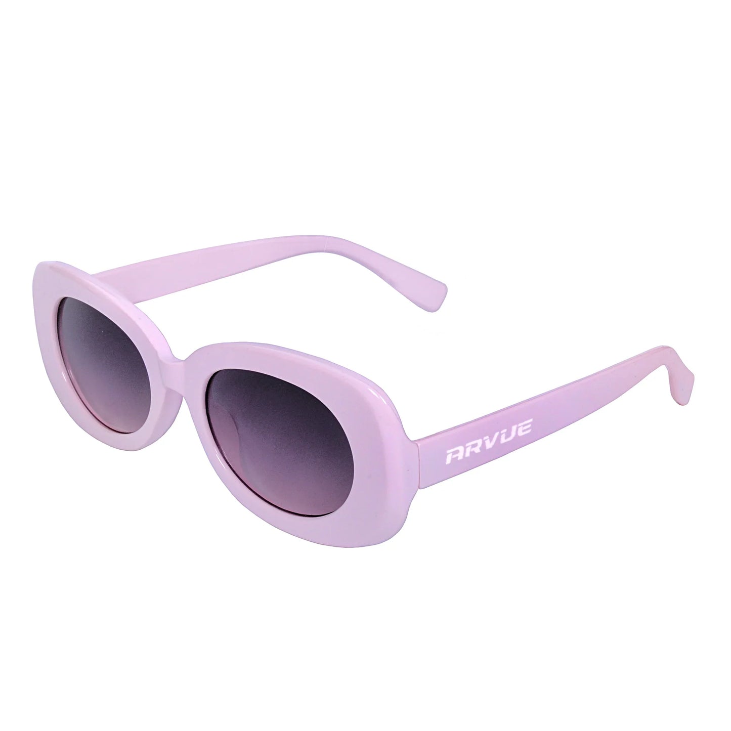 Blush pink women's sunglasses with luxury pouch, ARVUE