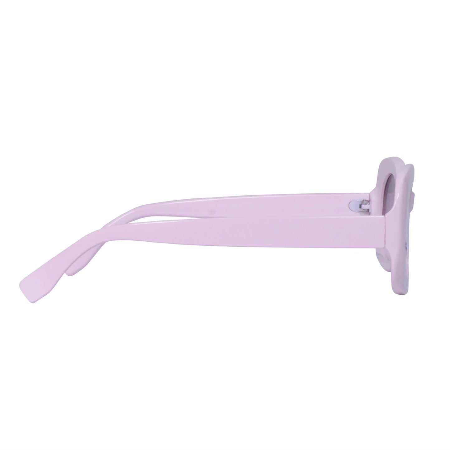 ARVUE women's blush pink rose-tinted sunglasses, face-sculpting frame