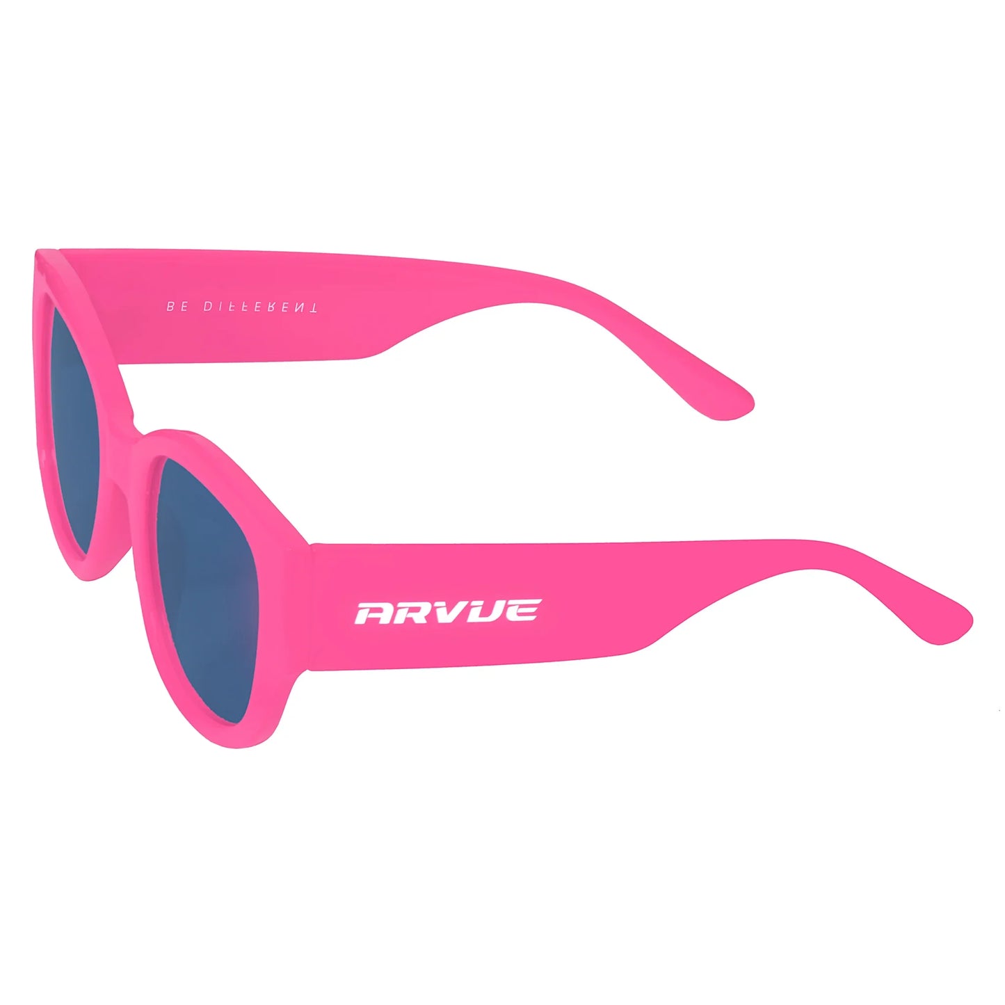 Fuchsia pink women's sunglasses with luxury pouch, ARVUE