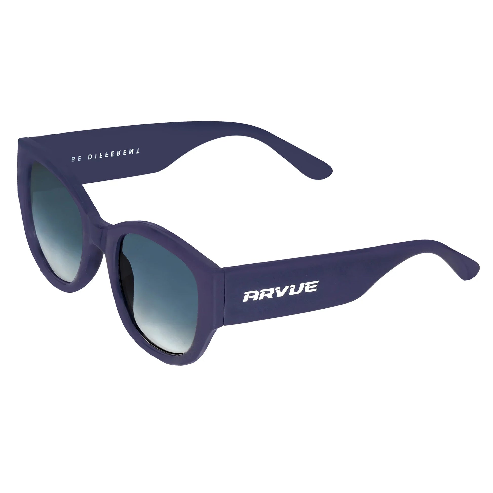 ARVUE women's crown blue sunglasses, face-sculpting frame