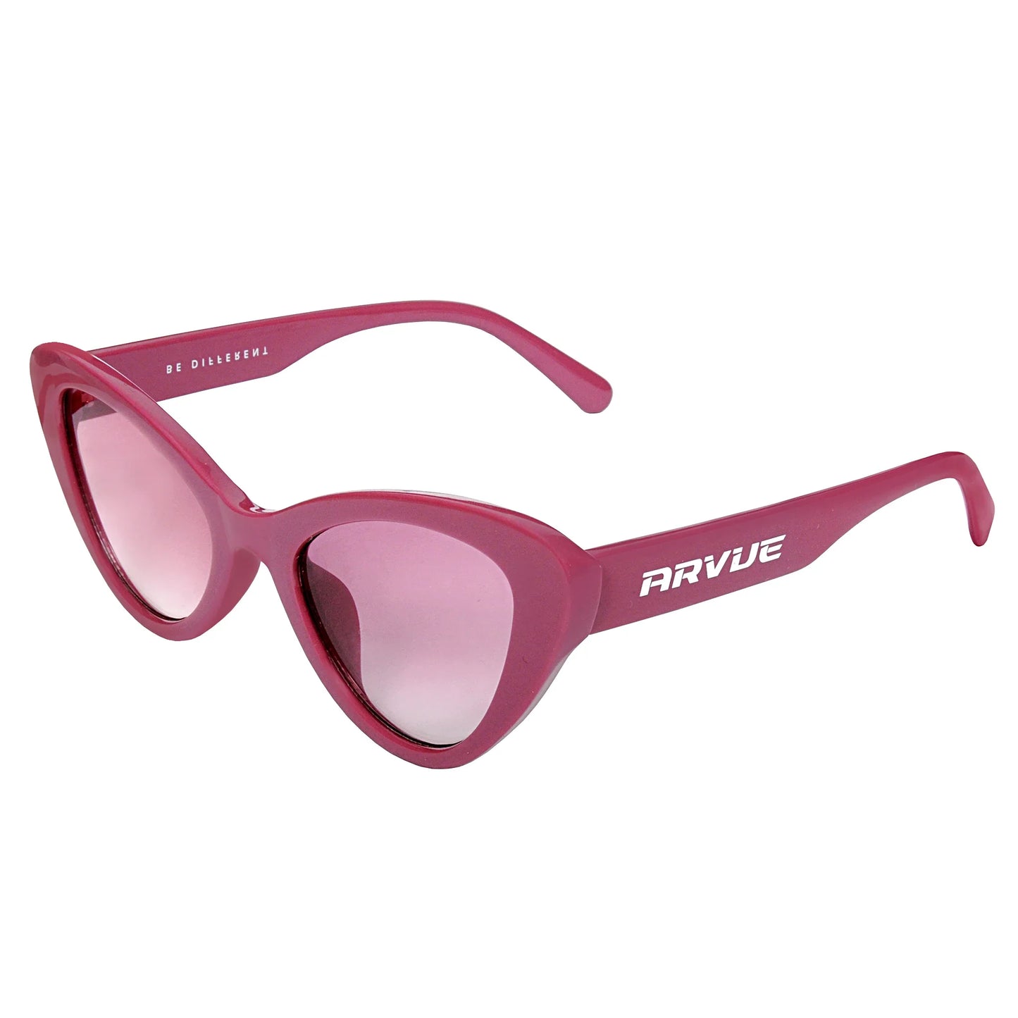 Femme-fatale deep berry cat-eye sunglasses by ARVUE