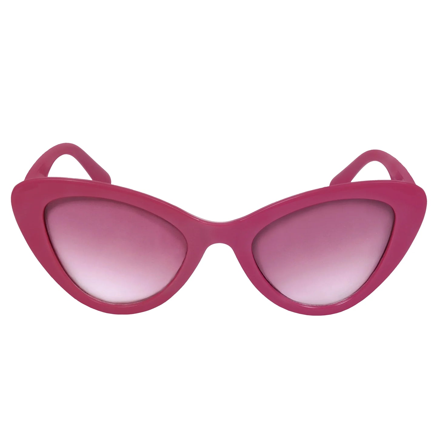 Women's high-set cat-eye sunglasses in deep berry, ARVUE UAE