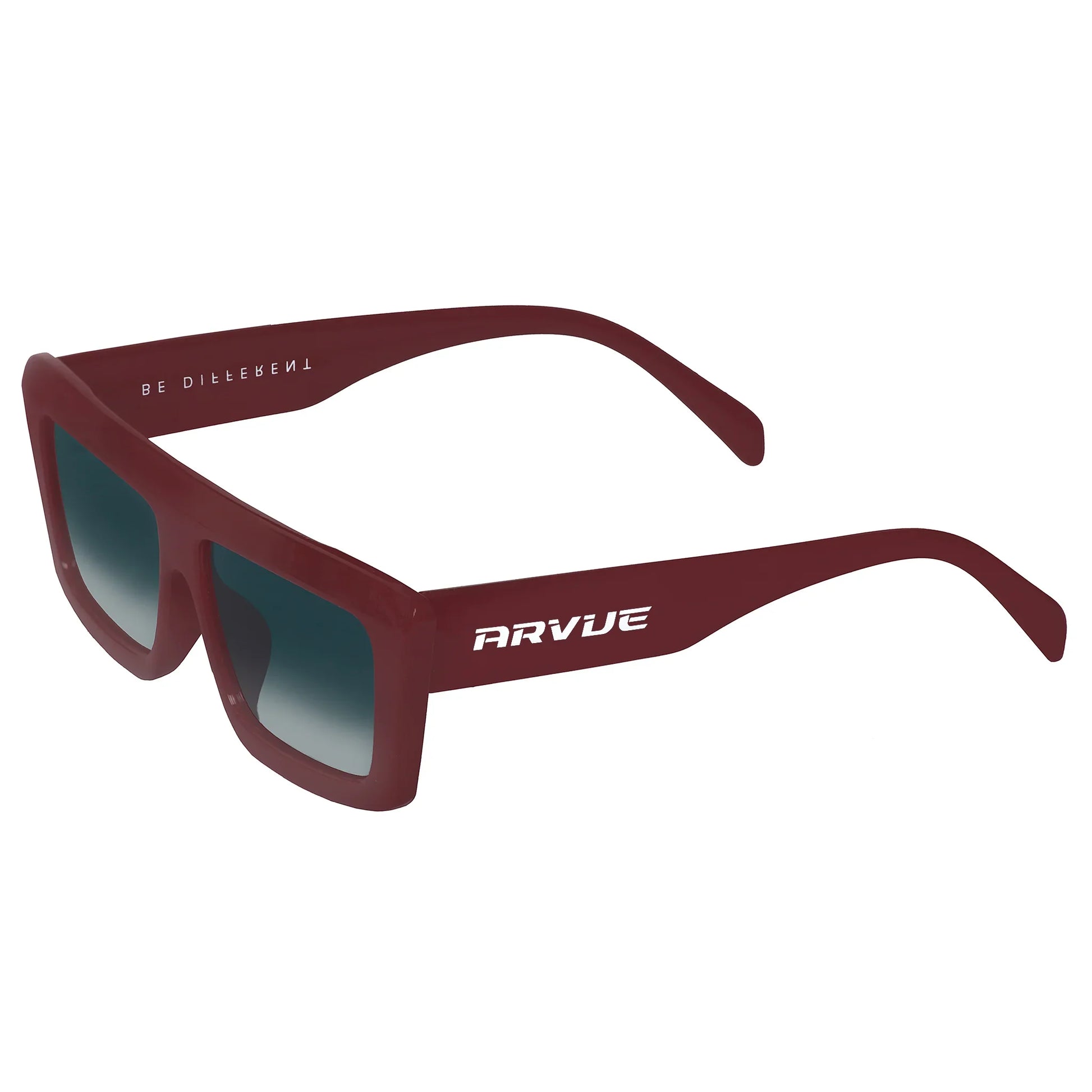 Mocha plum women's sunglasses with luxury pouch, ARVUE