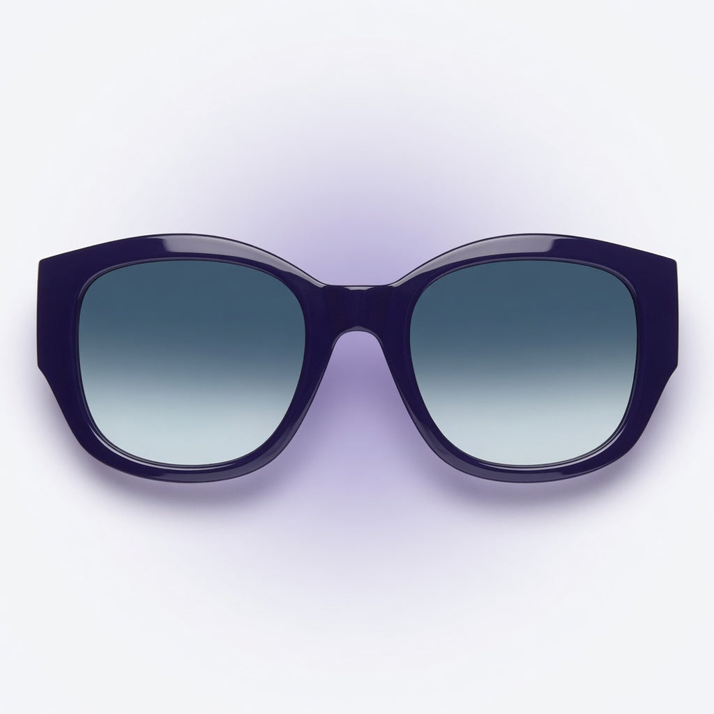 Women's crown blue face-sculpting sunglasses, ARVUE UAE