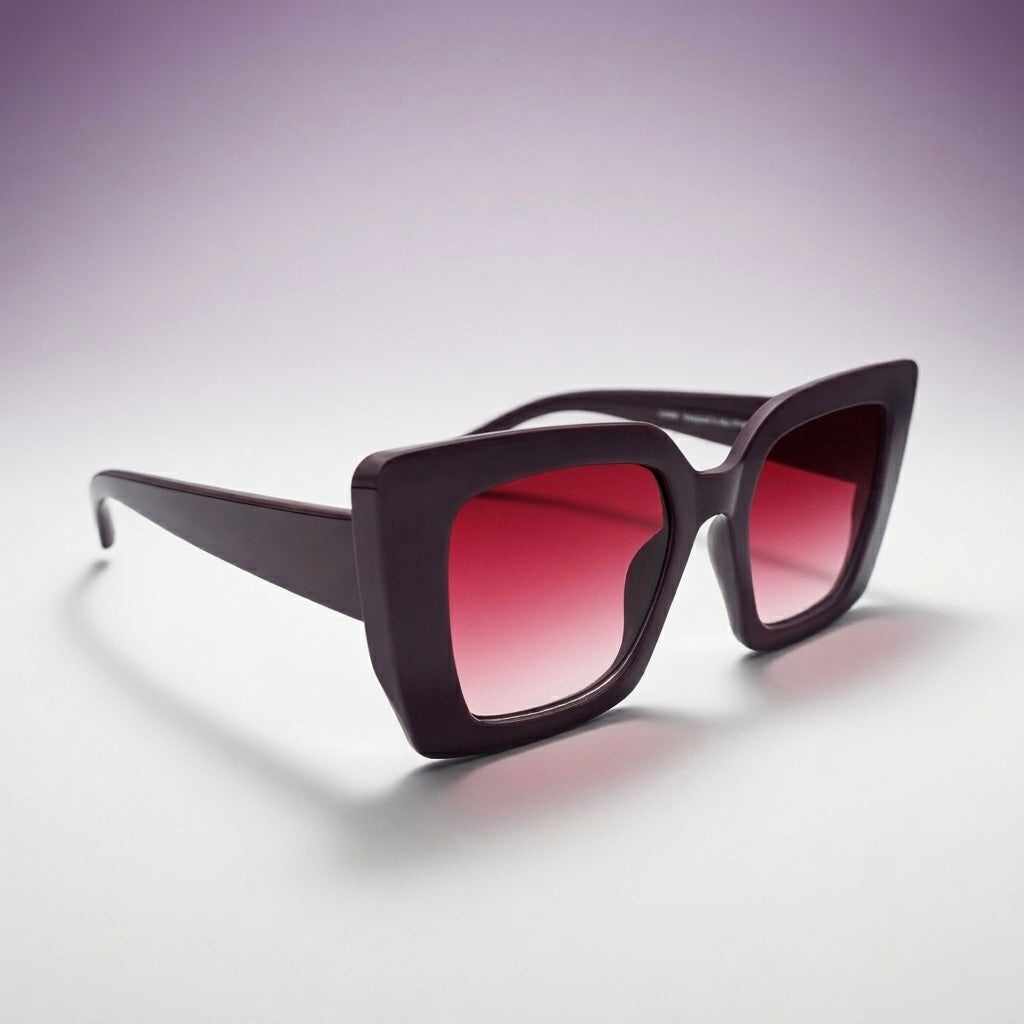 Women's plum face-sculpting sunglasses, ARVUE UAE