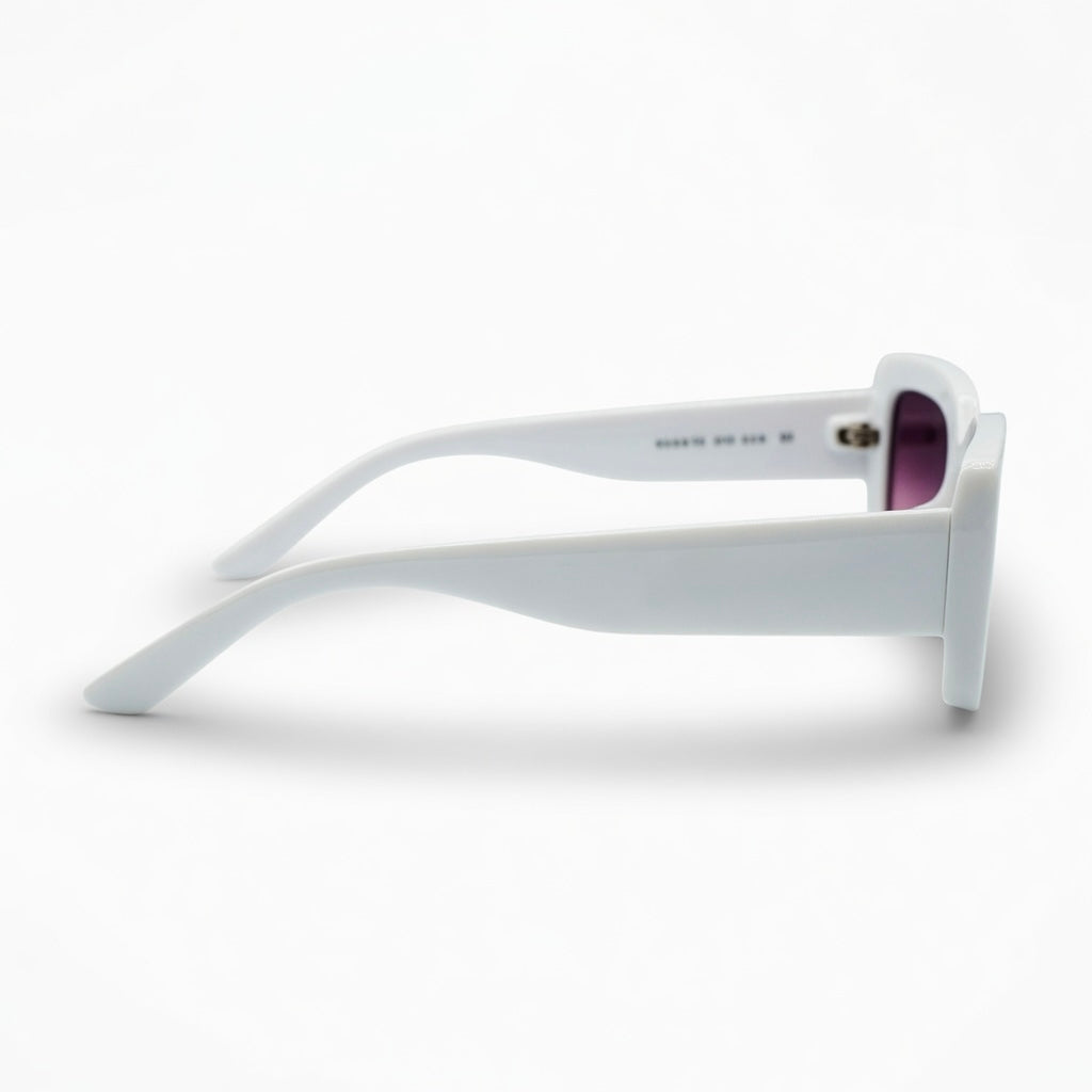 ARVUE Lets Dance white sunglasses, high-set lifting frame