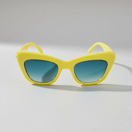 ARVUE Summer of 69 lemongrass yellow sunglasses for women, UV400