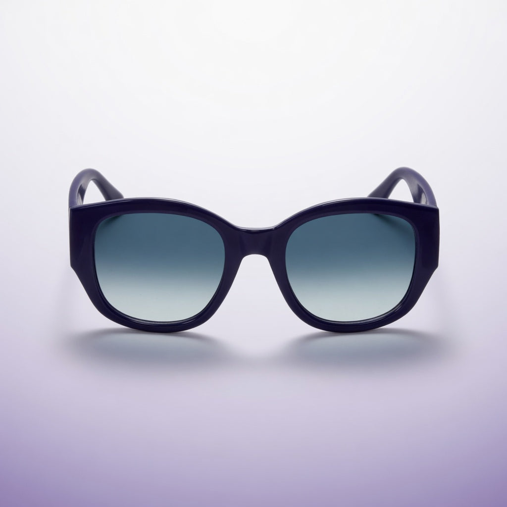 Crown blue high-set sunglasses by ARVUE, designed in Abu Dhabi